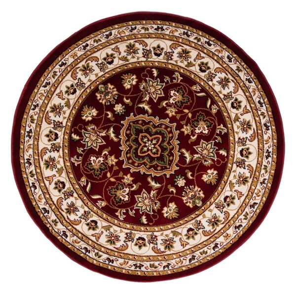 Covor roșu rotund 133x133 cm Sherbone – Flair Rugs