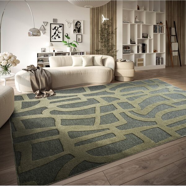 Covor verde din fibre reciclate 160x230 cm Therese – Villeroy&Boch