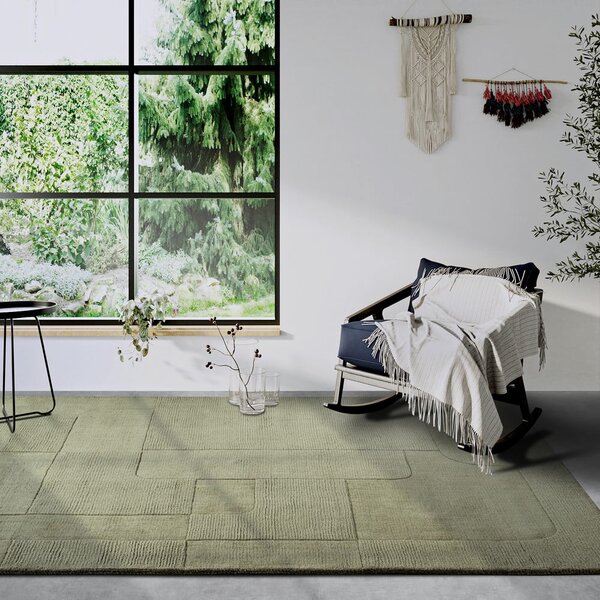 Covor verde țesut manual din lână 190x280 cm Charlotte – Villeroy&Boch