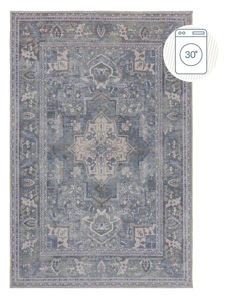 Covor verde lavabil din amestec de fibre reciclate 120x170 cm Windsor – Flair Rugs