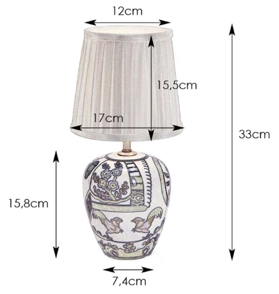 Markslöjd 104999 - Lampă de masă GÖTEBORG 1xE14/40W/230V