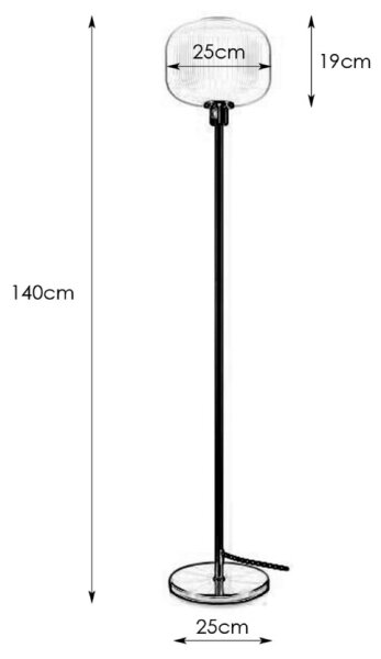 Lampadar SOBER 1xE27/40W/230V alamă Markslöjd 108054