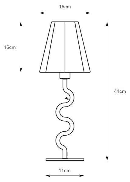 Markslöjd 109171 - Lampă de masă VEYA 1xE14/40W/230V, abajur din in, negru