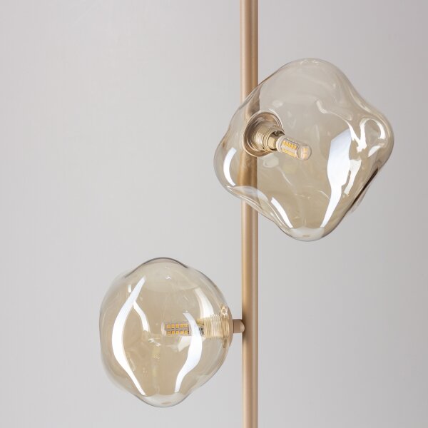 Brilagi - Lampadar VULCANO 3xG9/8W/230V bej/fumuriu bej
