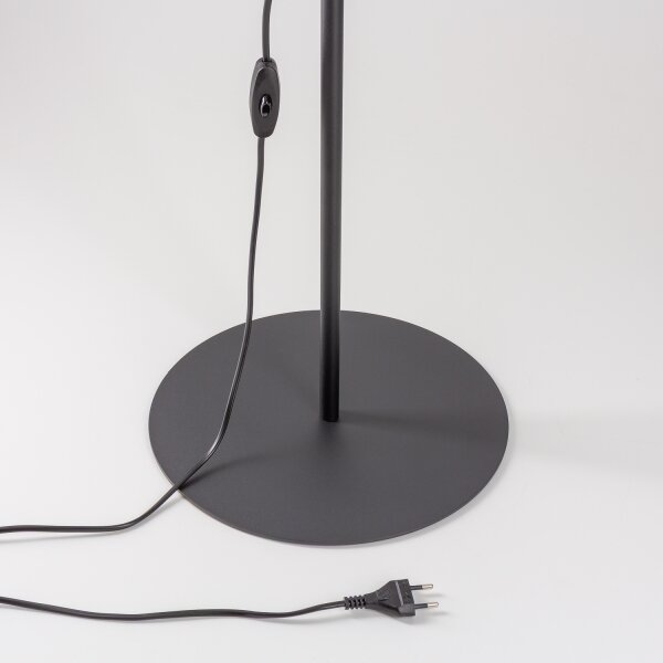 Brilagi - Lampă de podea VULCANO 3xG9/8W/230V negru/fumuriu