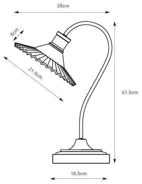 Markslöjd NOVIA 109151 - Lampă de masă 1xE27/60W/230V, negru/gri fumuriu