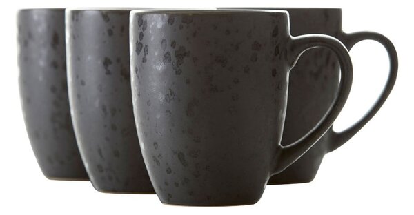 Căni negre/albastru-închis 4 buc. din ceramică 300 ml Gastro Black/Mix – Bitz