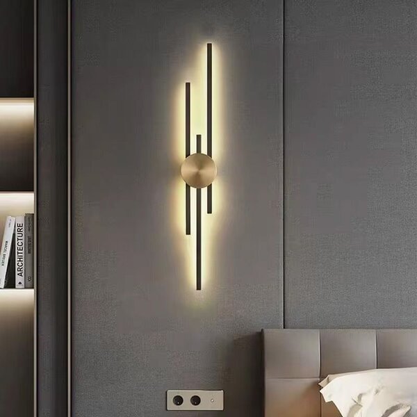 Lampa de perete LED APP1437-W BLACK GOLD