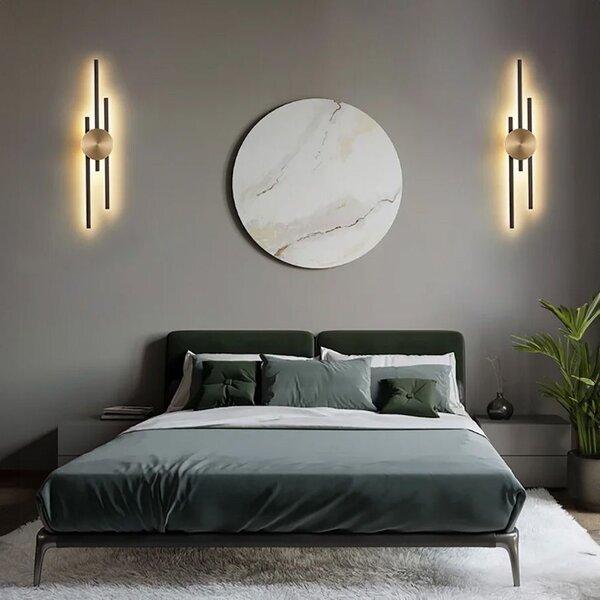 Lampa de perete LED APP1437-W BLACK GOLD