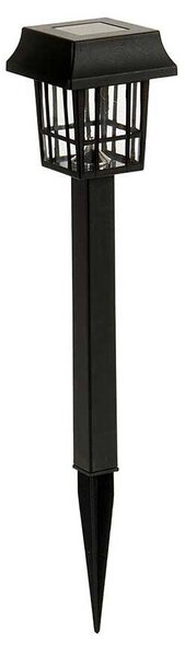 Lampa solara de gradina LED tip felinar, inaltime 26 cm