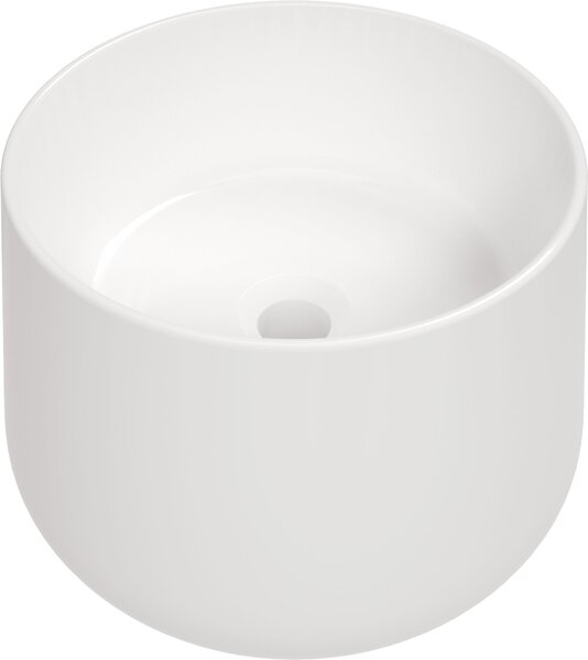 Deante Arnika lavoar 37.5x37.5 cm rotund de blat alb luciu CGN_6U32