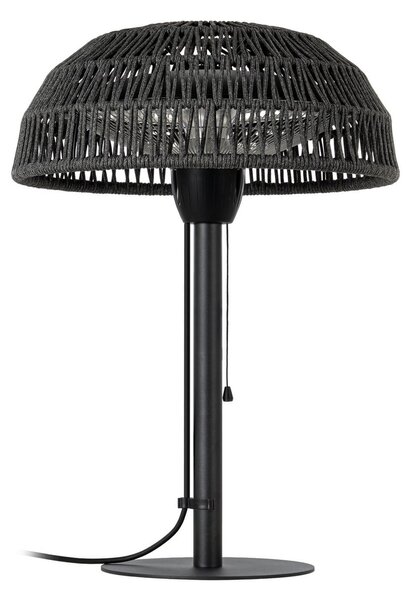 Încălzitor de masă Calenza, negru, înălțime 70 cm, 1.500 W, aluminiu - Lucande Lucande, Calenza, Negru, Metal, Modern