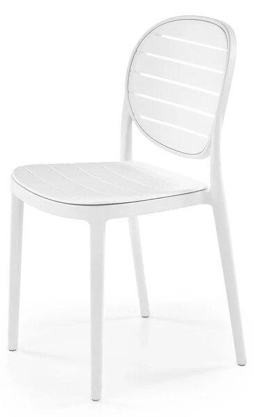 Scaun de gradina K529, alb, polipropilena, 42x51x83 cm