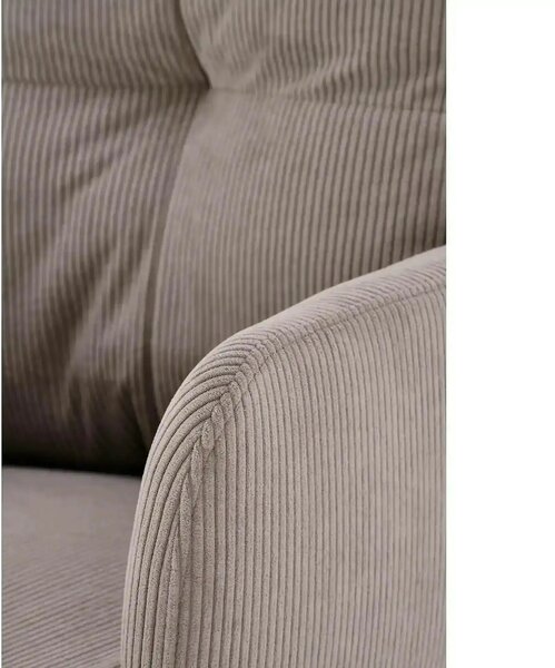Scaun rotativ K528, gri/negru, stofa catifelata/metal, 60x67x90 cm