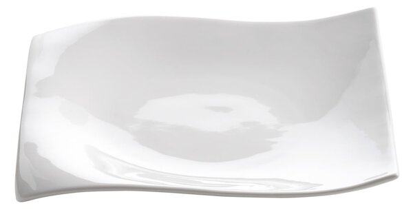 Farfurie desert din porțelan Maxwell & Williams Motion, 18 x 18 cm, alb