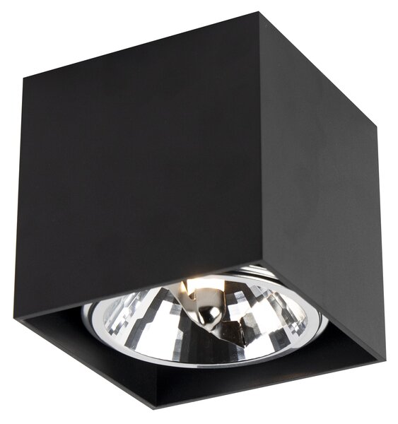 Spot de design negru pătrat - Box
