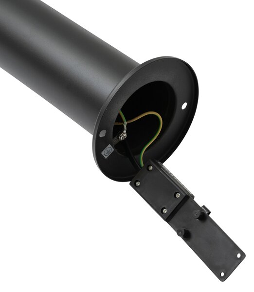 Lampă de exterior modernă neagră 80 cm IP44 incluzând LED - Roxy