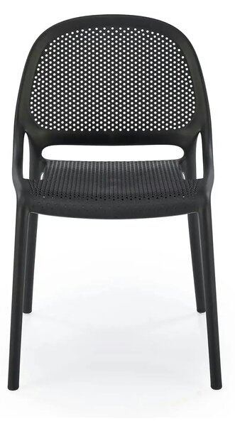 Scaun de gradina K532, negru, polipropilena, 50x56x80 cm