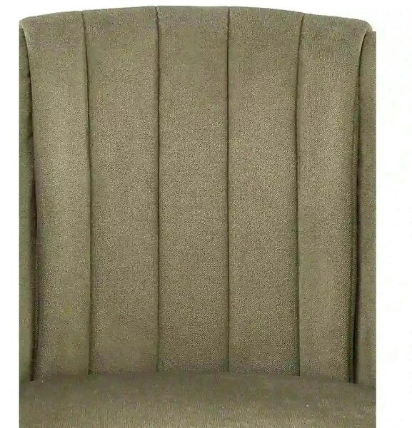 Scaun rotativ K533, verde/negru, stofa clasica/metal, 57x60x80 cm