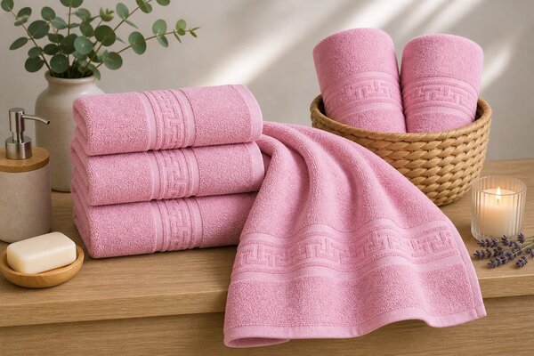 Prosop HORECA Greek Border 500g (Rose Paradise) 50x90 cm