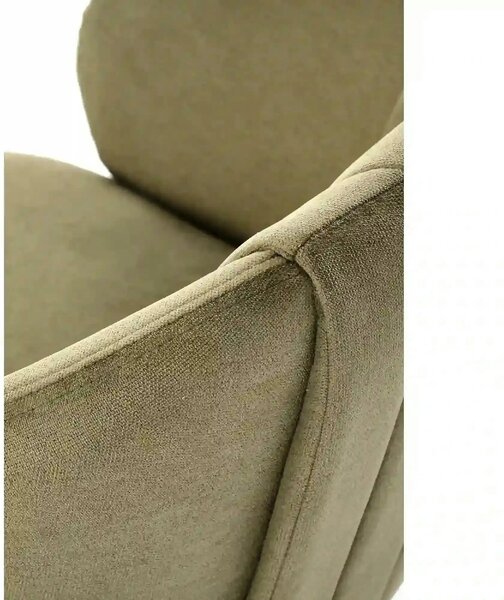 Scaun rotativ K533, verde/negru, stofa clasica/metal, 57x60x80 cm