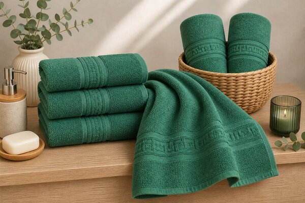 Prosop HORECA Greek Border 500g (Emerald Jungle) 50x90 cm