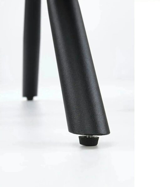 Scaun rotativ K533, gri/negru, stofa clasica/metal, 57x60x80 cm
