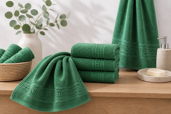 Prosop HORECA Greek Border 500g (Emerald Jungle) 50x90 cm