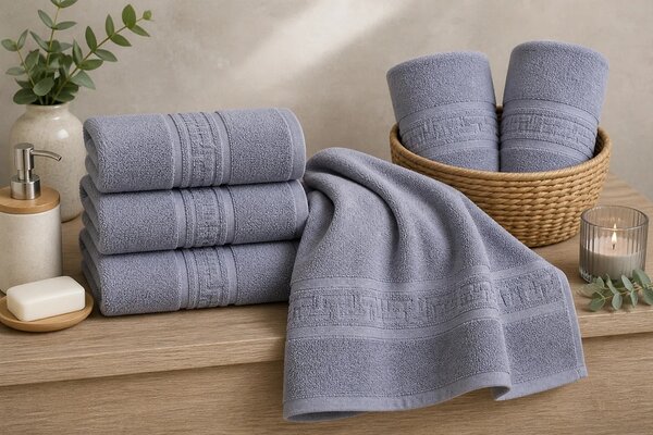 Prosop HORECA Greek Border 500g (Silver Dune) 50x90 cm