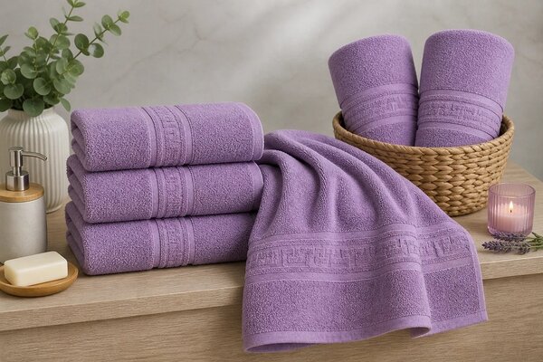 Prosop HORECA Greek Border 500g (Liliac Mirage) 50x90 cm