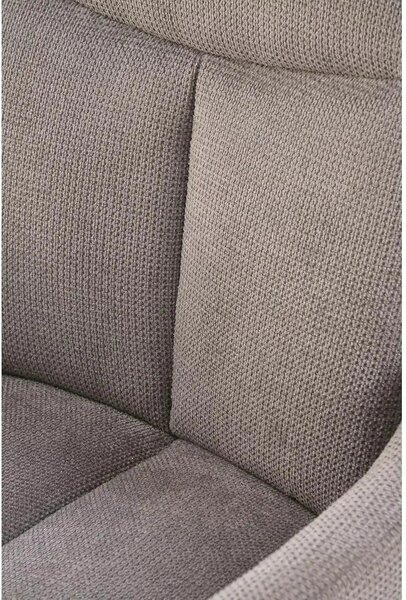 Scaun tapitat stofa clasica K536, gri/negru, 62x68x85 cm