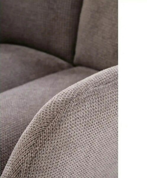 Scaun tapitat stofa clasica K536, gri/negru, 62x68x85 cm