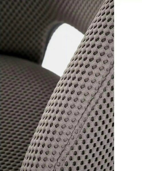 Scaun rotativ K546, gri/negru, panza/metal, 52x60x79 cm