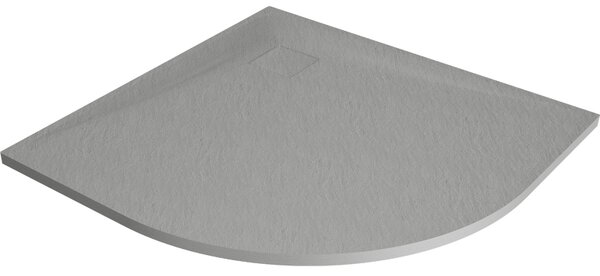 Mexen Bert cadă de duș semicirculară SMC 80 x 80 cm, gri - 4KR618080