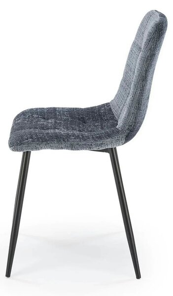 Scaun K547, gri/negru, stofa clasica/metal, 45x53x87 cm
