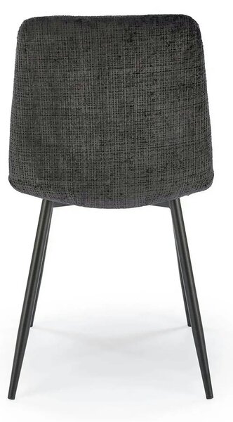 Scaun K547, negru, stofa clasica/metal, 45x53x87 cm