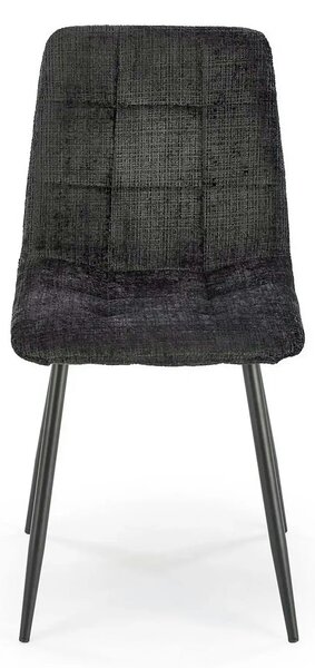 Scaun K547, negru, stofa clasica/metal, 45x53x87 cm