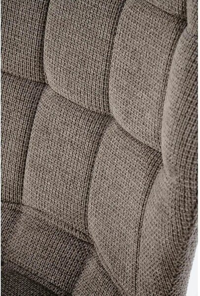 Scaun K548, gri/negru, stofa clasica/metal, 47x55x84 cm