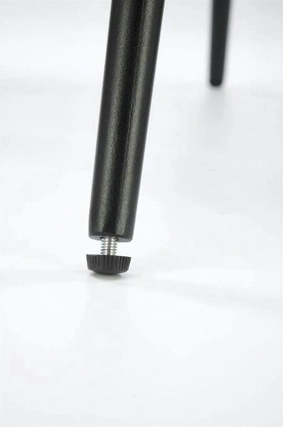 Scaun rotativ K550, bej/negru, stofa clasica/metal, 57x57x78 cm