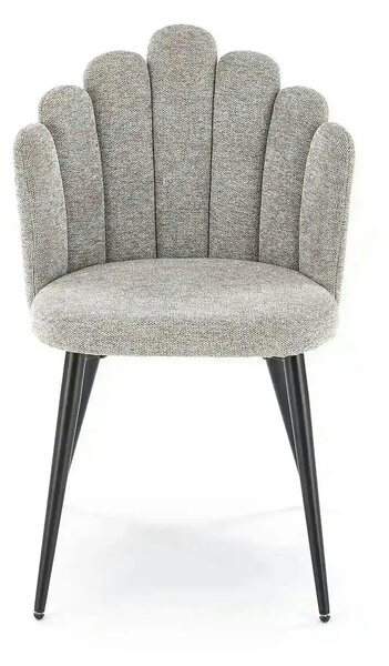 Scaun K552, gri/negru, stofa clasica/metal, 53x53x83 cm