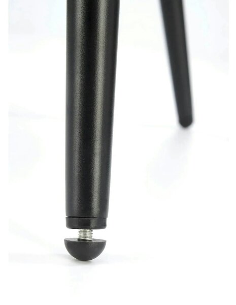 Scaun K552, gri/negru, stofa clasica/metal, 53x53x83 cm