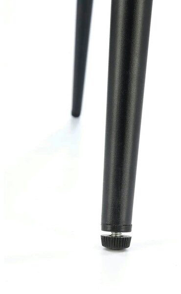 Scaun K558, verde inchis/negru, stofa catifelata/metal, 59x60x86 cm