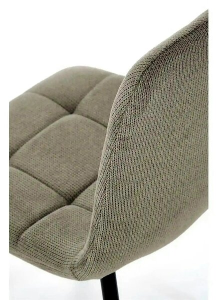 Scaun K560, verde/negru, stofa clasica/metal, 45x53x88 cm