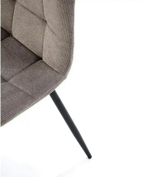 Scaun K560, gri/negru, stofa clasica/metal, 45x53x88 cm