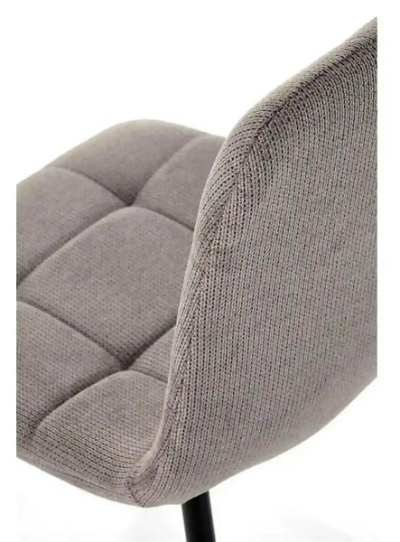 Scaun K560, gri/negru, stofa clasica/metal, 45x53x88 cm