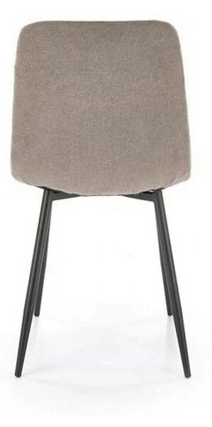 Scaun K560, gri/negru, stofa clasica/metal, 45x53x88 cm