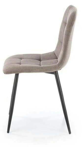 Scaun K560, gri/negru, stofa clasica/metal, 45x53x88 cm
