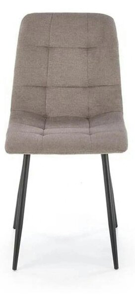 Scaun K560, gri/negru, stofa clasica/metal, 45x53x88 cm