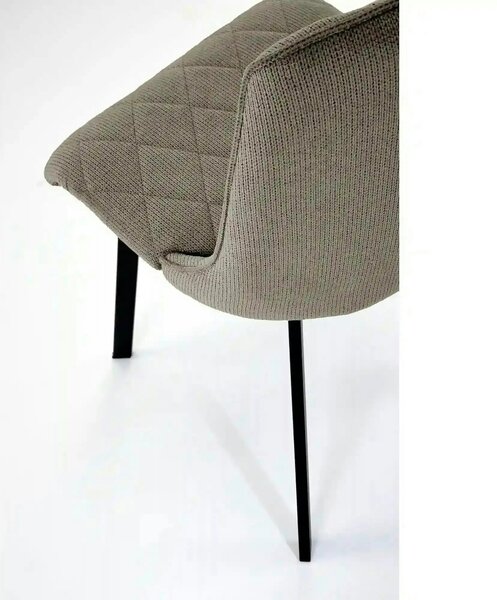 Scaun K561, verde/negru, stofa clasica/metal, 44x58x85 cm
