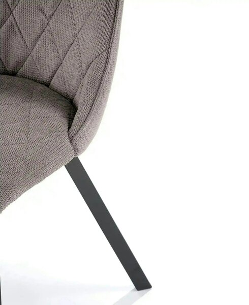 Scaun K561, gri/negru, stofa clasica/metal, 44x58x85 cm